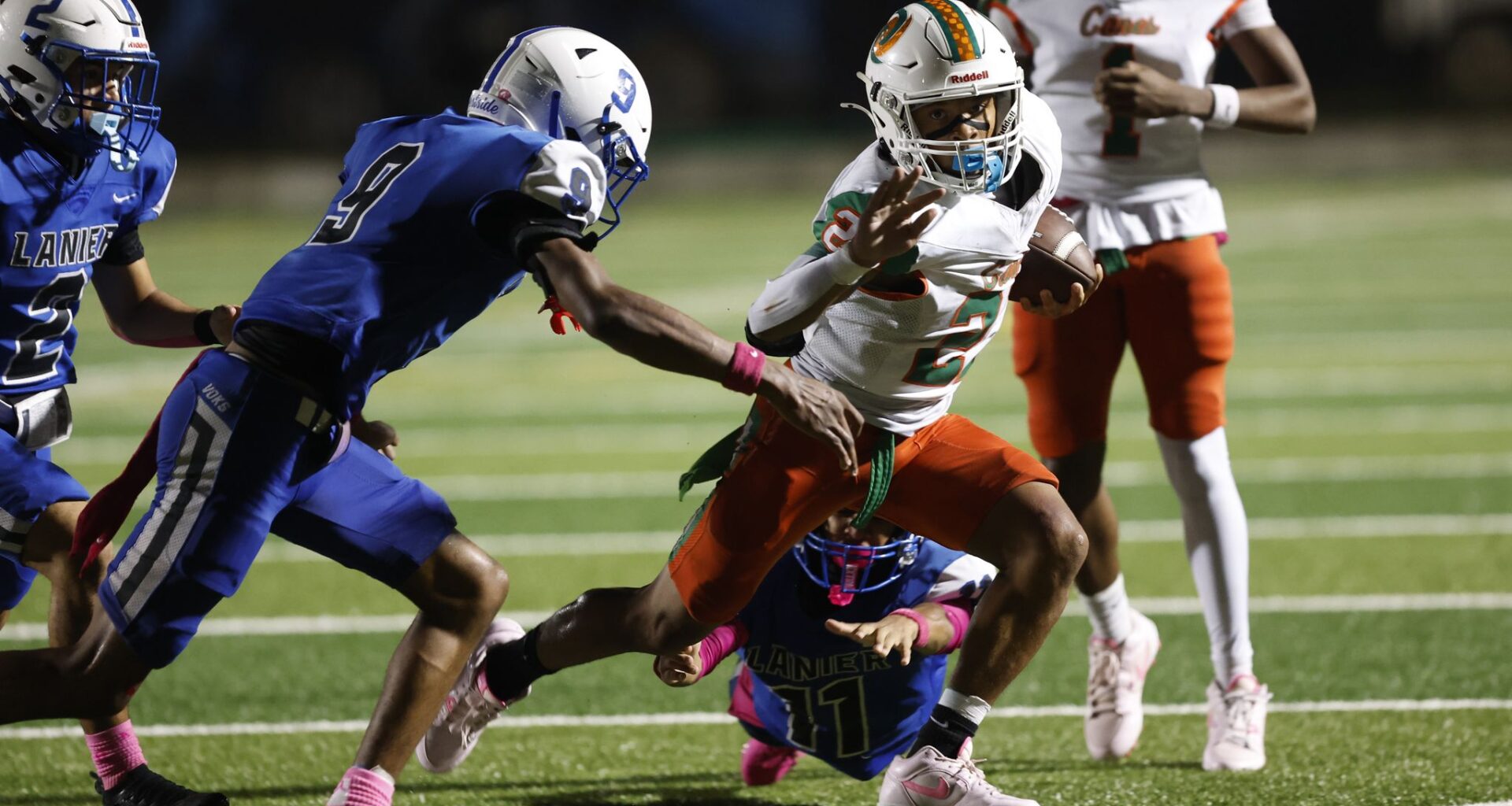 Sam Houston football stifles Lanier rushing attack in hard-nosed win