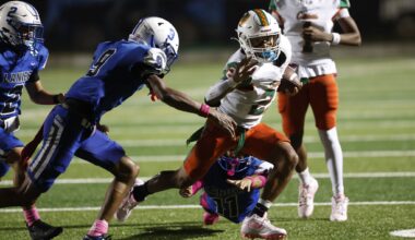 Sam Houston football stifles Lanier rushing attack in hard-nosed win