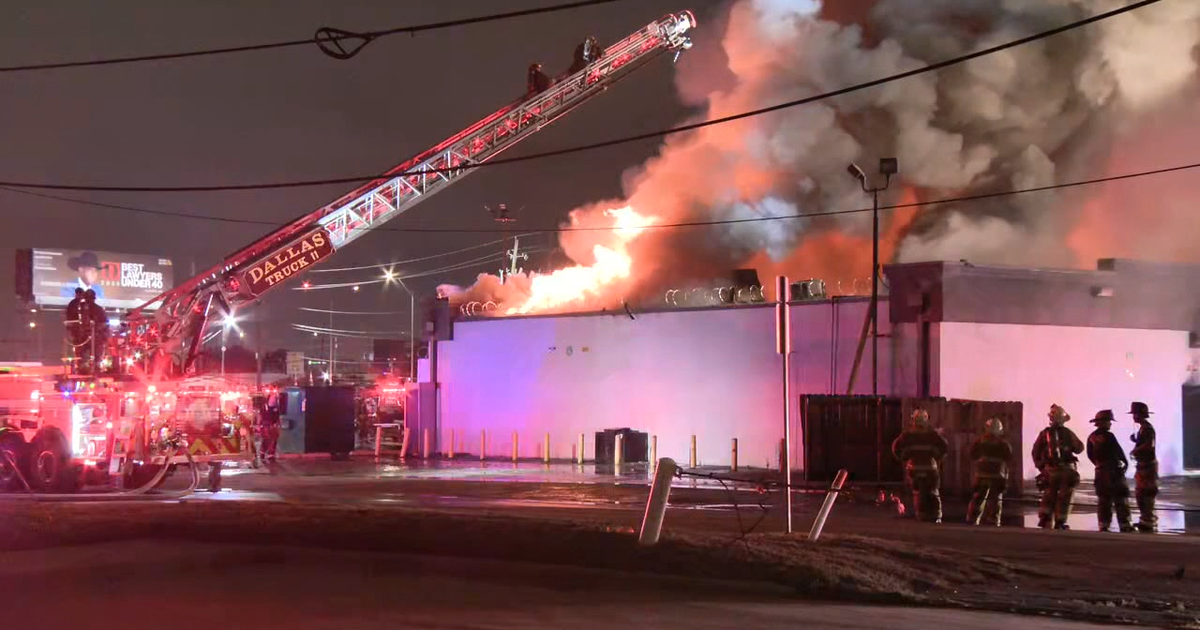 Firefighters responded to large fire at DG’s Night Club in Northwest Dallas