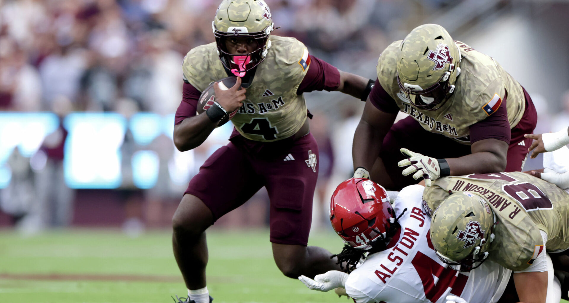Texas A&M football: Aggies roll past Arkansas to end skid in SEC play