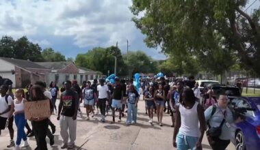 Westbury community walks in memory of LePaul Warren, calls for action on youth gun violence