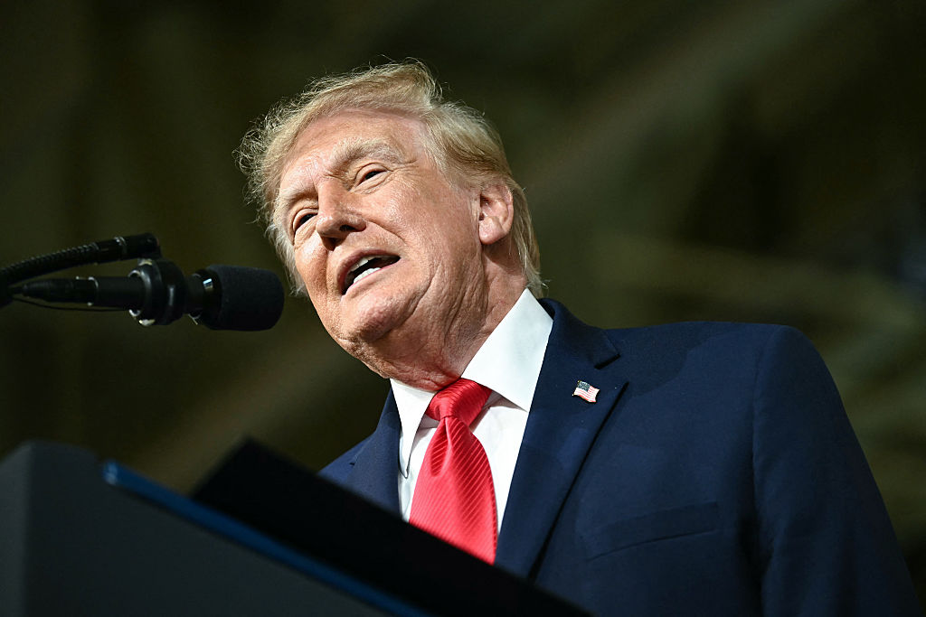 President Trump speaking at San Antonio rally Oct. 7