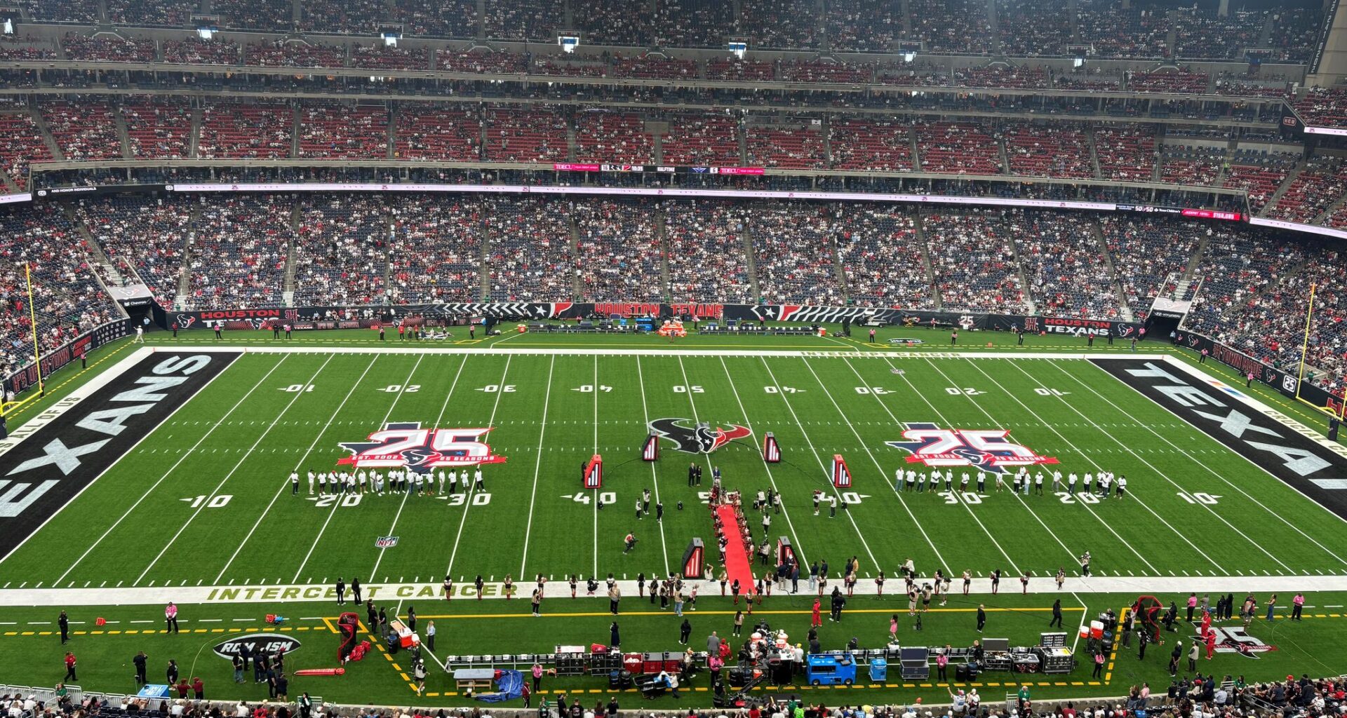 Houston Texans' 25-season celebration halftime show
