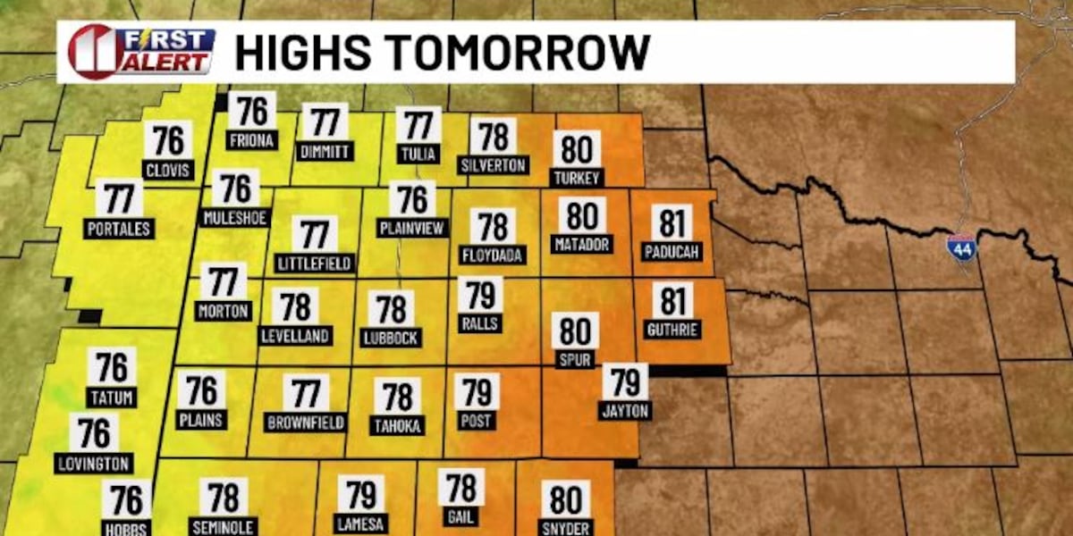 Another pleasant fall day on the South Plains