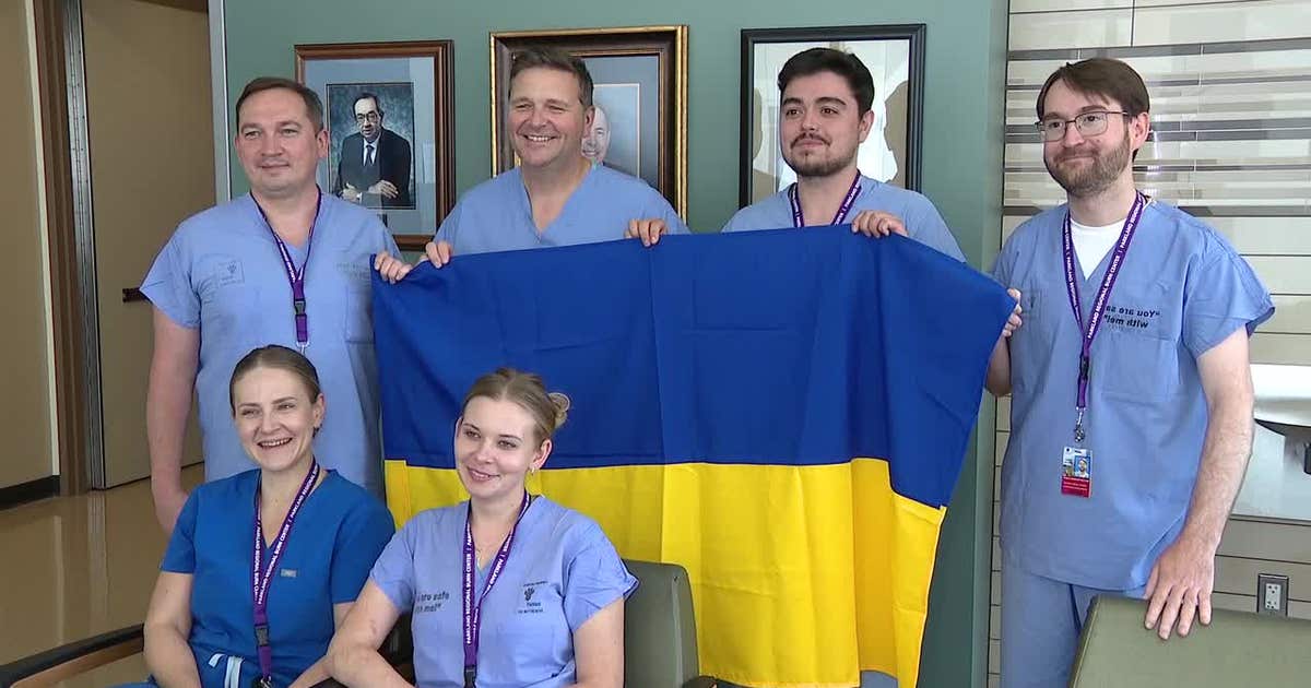 Ukrainian doctors learn burn treatment techniques at Dallas' Parkland Hospital