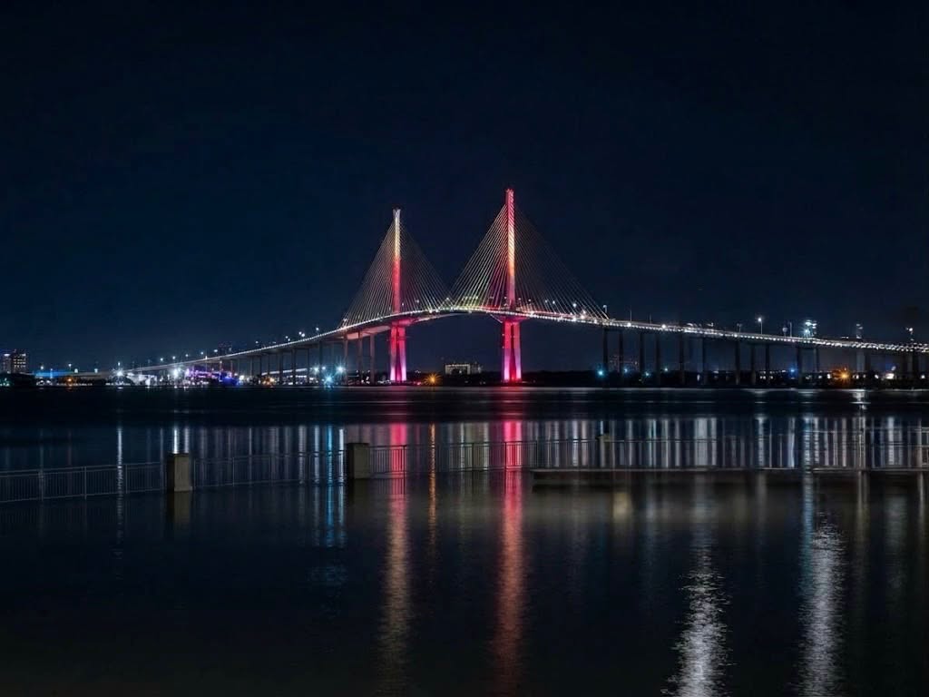 Corpus Christi’s Harbor Bridge path now has lights