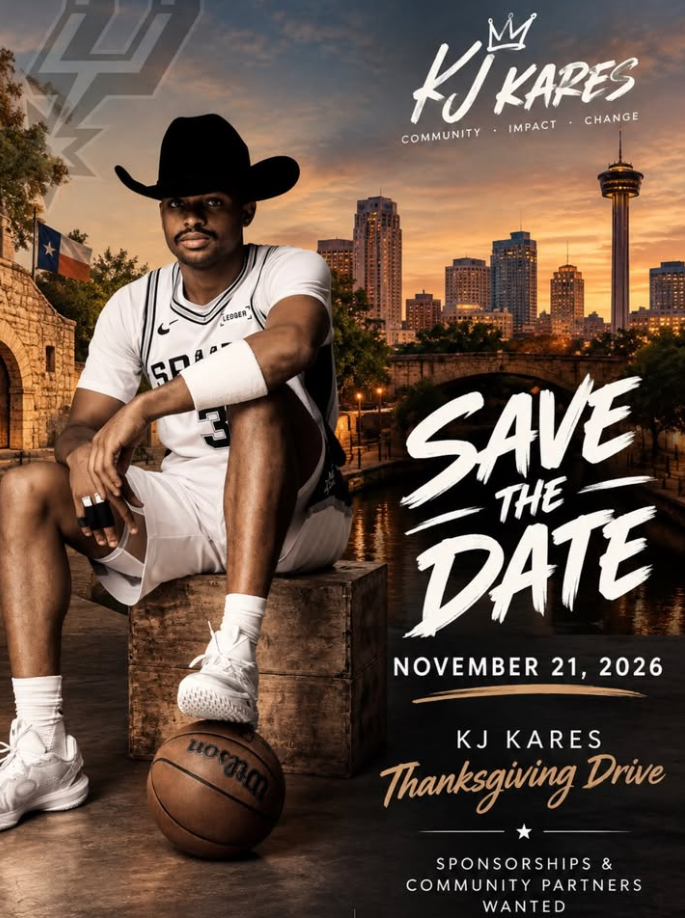 Keldon Johnson announces San Antonio Thanksgiving drive for Nov. 21