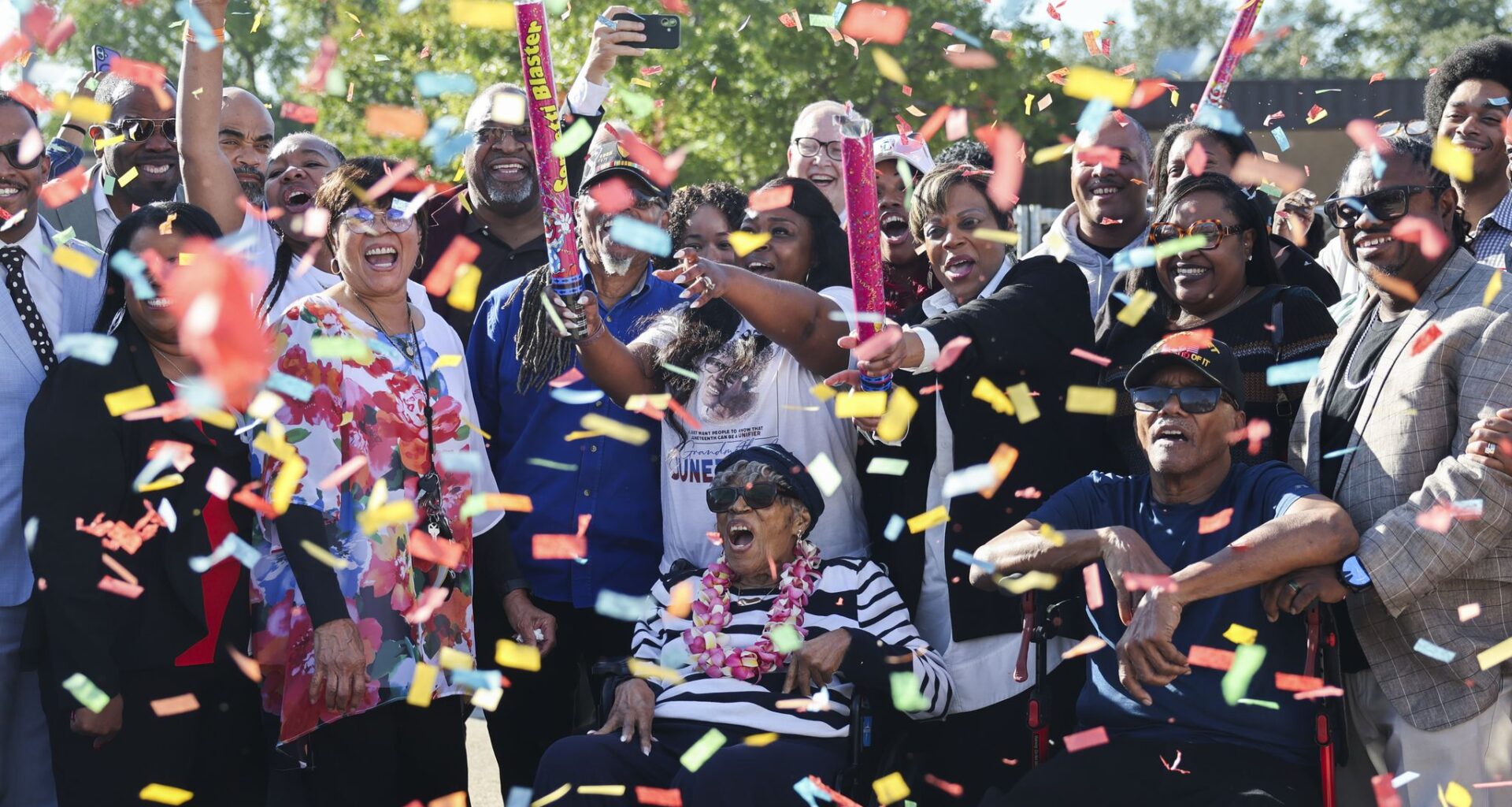 Opal Lee, beloved Texas civil rights icon, celebrates 100th birthday