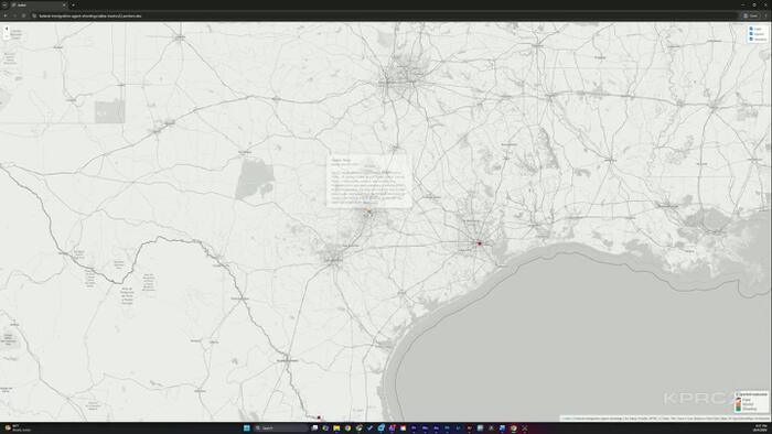MAP: Federal immigration agent shootings in Texas