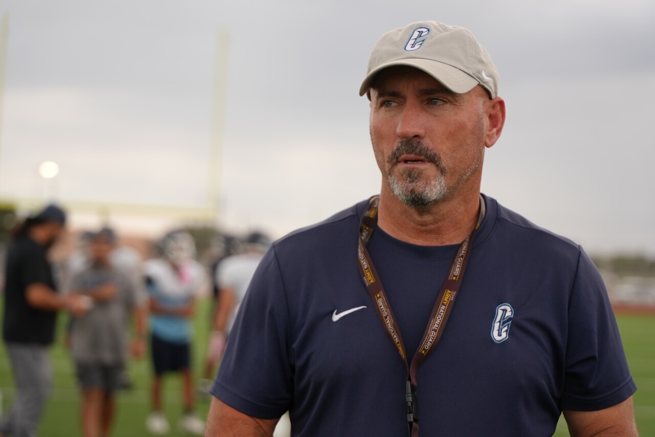 Carroll football head coach Cal Neatherlin