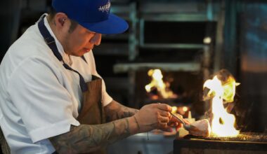 Chef and owner Andrew Savoie poses with pork rib carnitas at Resident Taqueria in East Dallas, Texas, Thursday, Oct. 16, 2025. The restaurant was awarded a Michelin Bib Gourmand listing on Oct. 8, 2026.