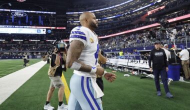 Watch: Dak Prescott jeered on his way back to Cowboys locker room
