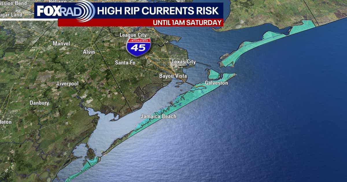 Houston weather: Weekend rip current risk while Isaias moves east