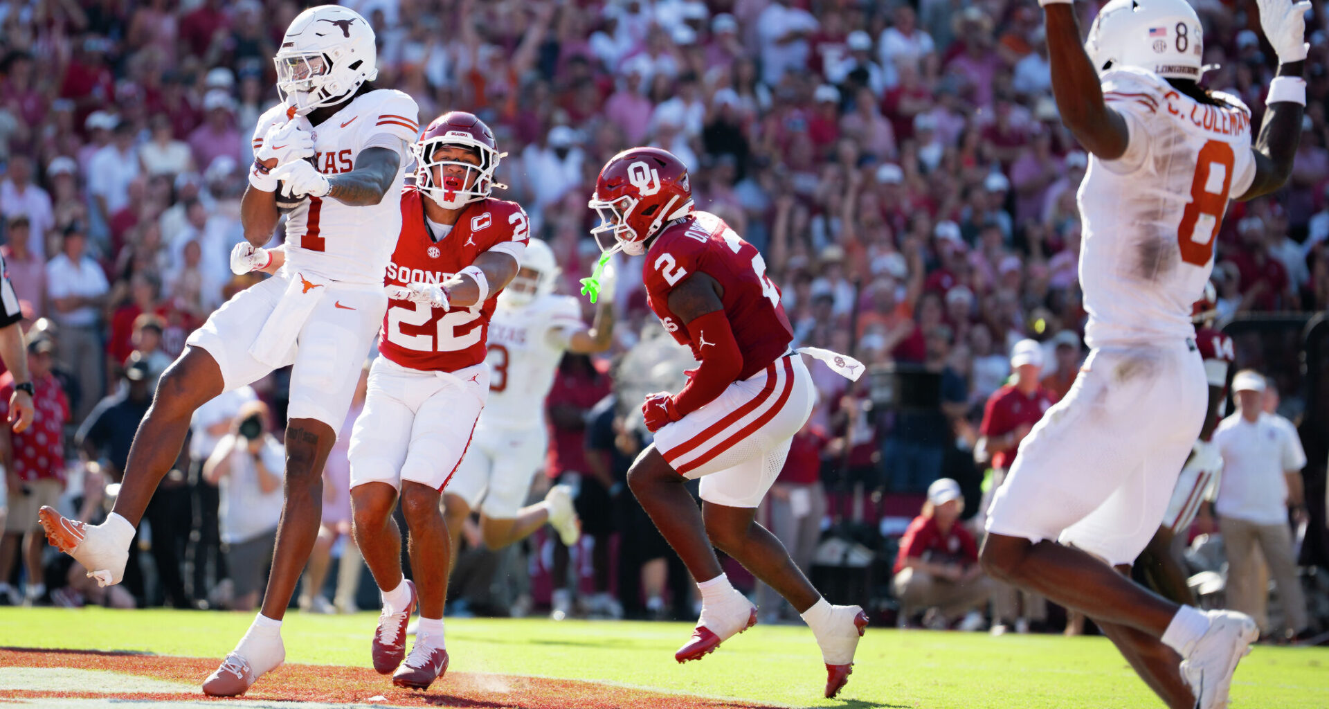 Texas football vs Oklahoma game score: Live updates, how to watch