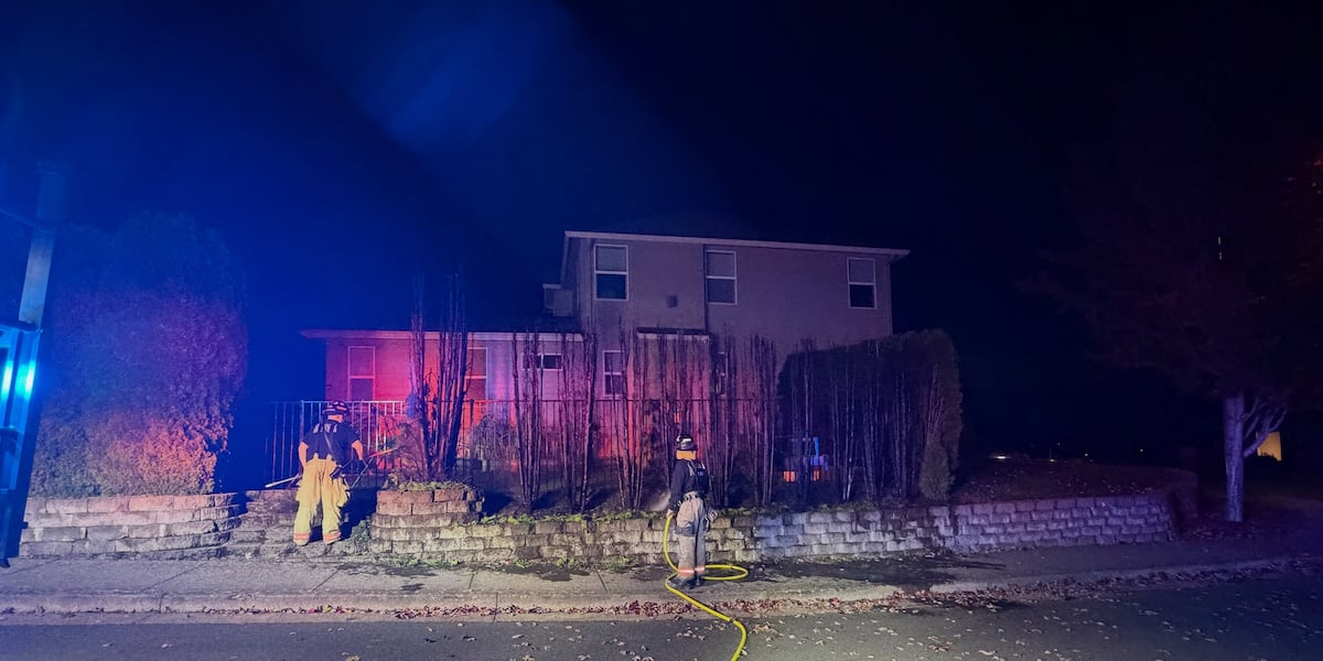 Crews prevent yard fire from spreading to home in Dallas