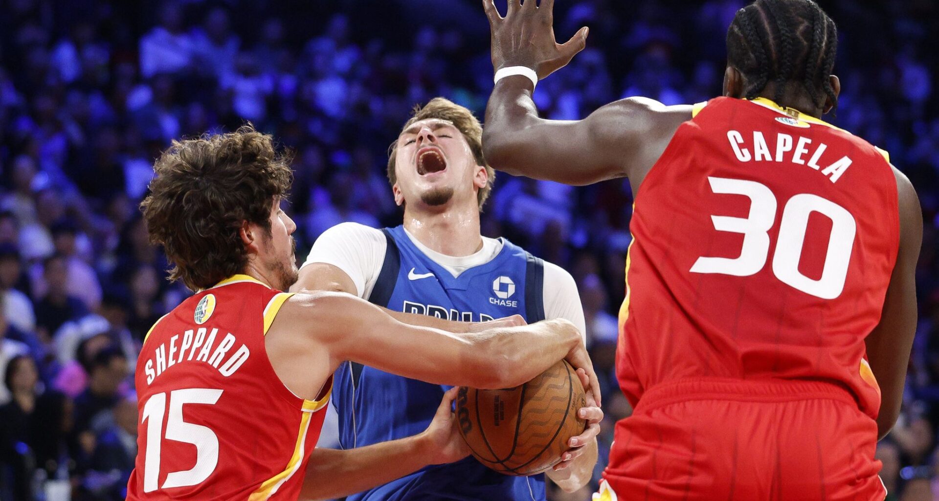 Houston Rockets split with Dallas Mavericks in NBA China series