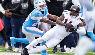 Stroud runs for a TD, throws for another as Houston beats Titans for 1st win of season