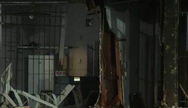 Stolen vehicle crashes into Houston business, catches fire; 2 customers injured