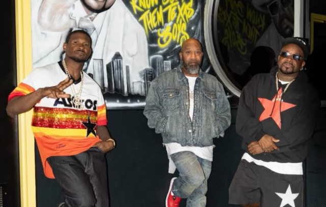 R&B legend Usher hangs with Bun B, Jermaine Dupri in Houston