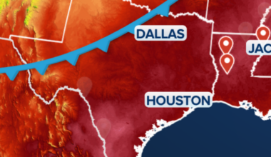 Strong Texas cold front drives weather roller coaster for state this week