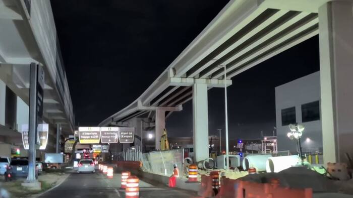 Roadwork near Bush Airport expected to cause traffic delays through Friday