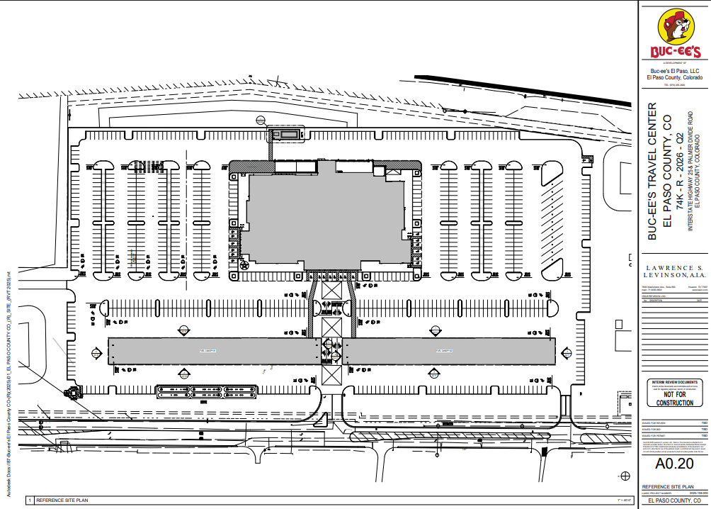 bucees El Paso Couny site plan