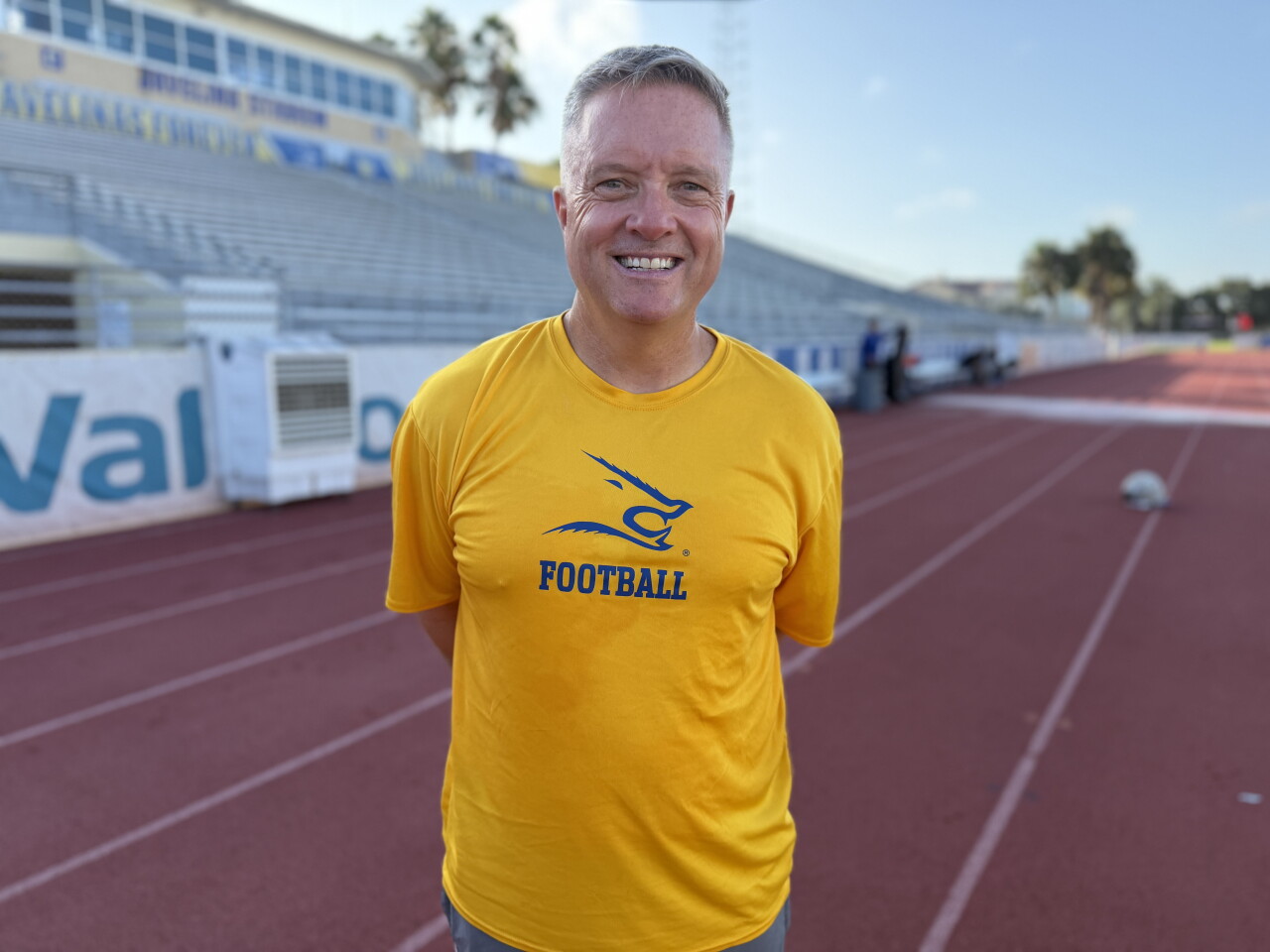 TAMUK second-year football head coach Scott Parr