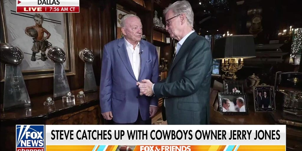 Steve Doocy tours Dallas Cowboys owner Jerry Jones' home