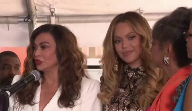 Beyoncé, Kelly Rowland and Tina Knowles celebrate opening of new Houston housing facility for unhoused residents