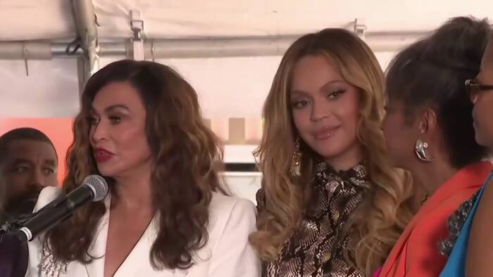 Beyoncé, Kelly Rowland and Tina Knowles celebrate opening of new Houston housing facility for unhoused residents