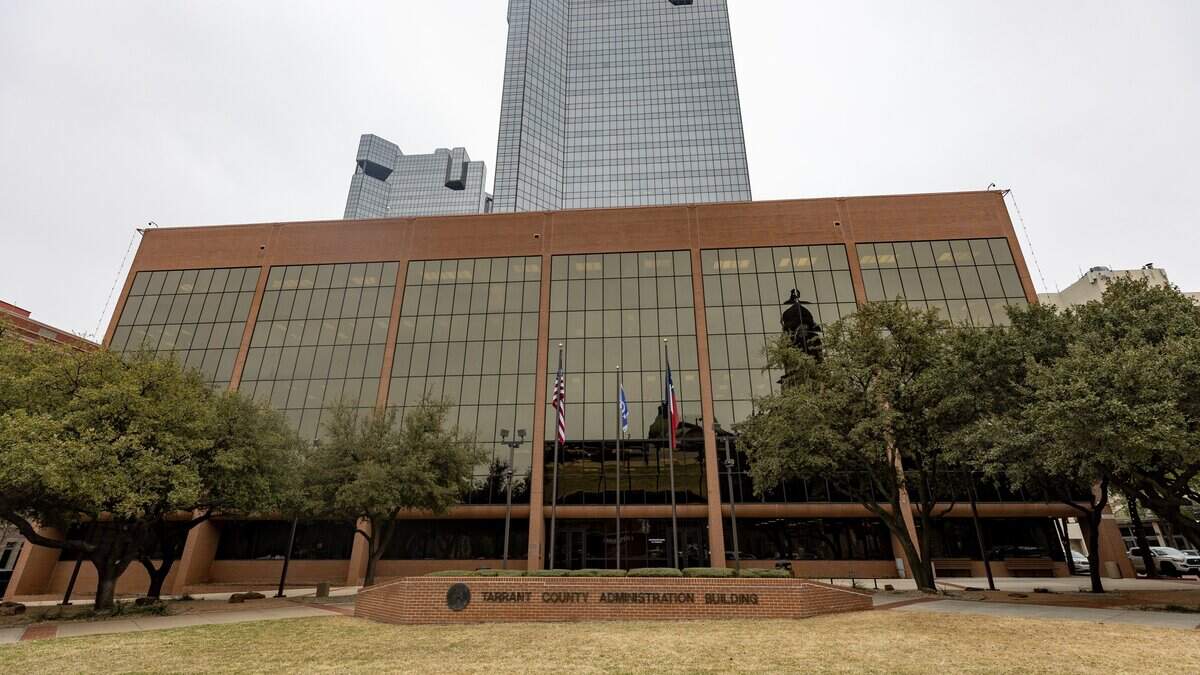 Mercy Culture Church prays outside Tarrant County meeting