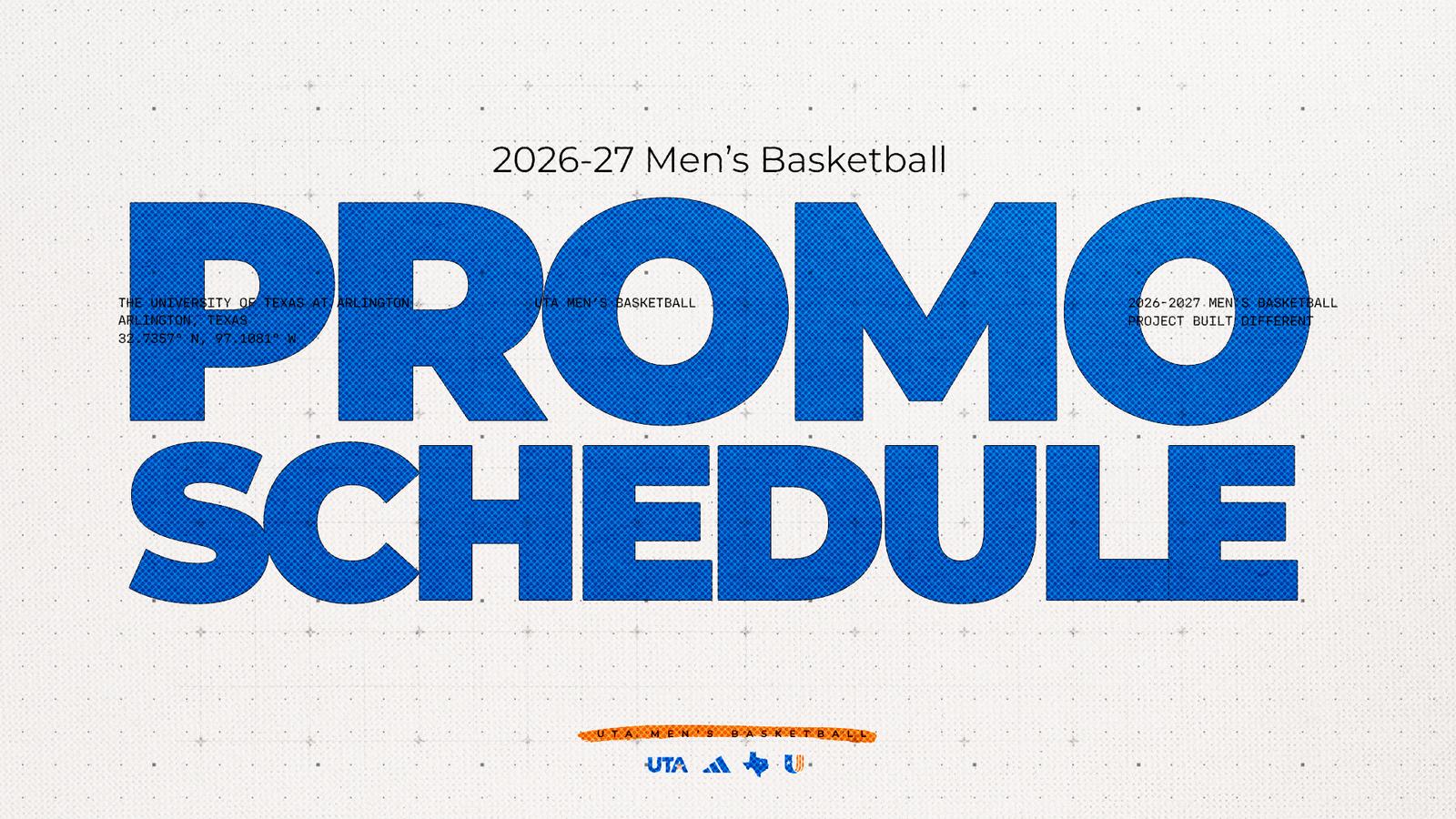UTA Announces 2026-27 Men’s Basketball Promotional Schedule