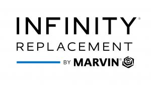 Infinity Replacement by Marvin logo, replacement window and door company serving homeowners across the United States.