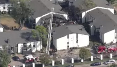 Wind spreads fire at Westwood complex; 12 apartments impacted