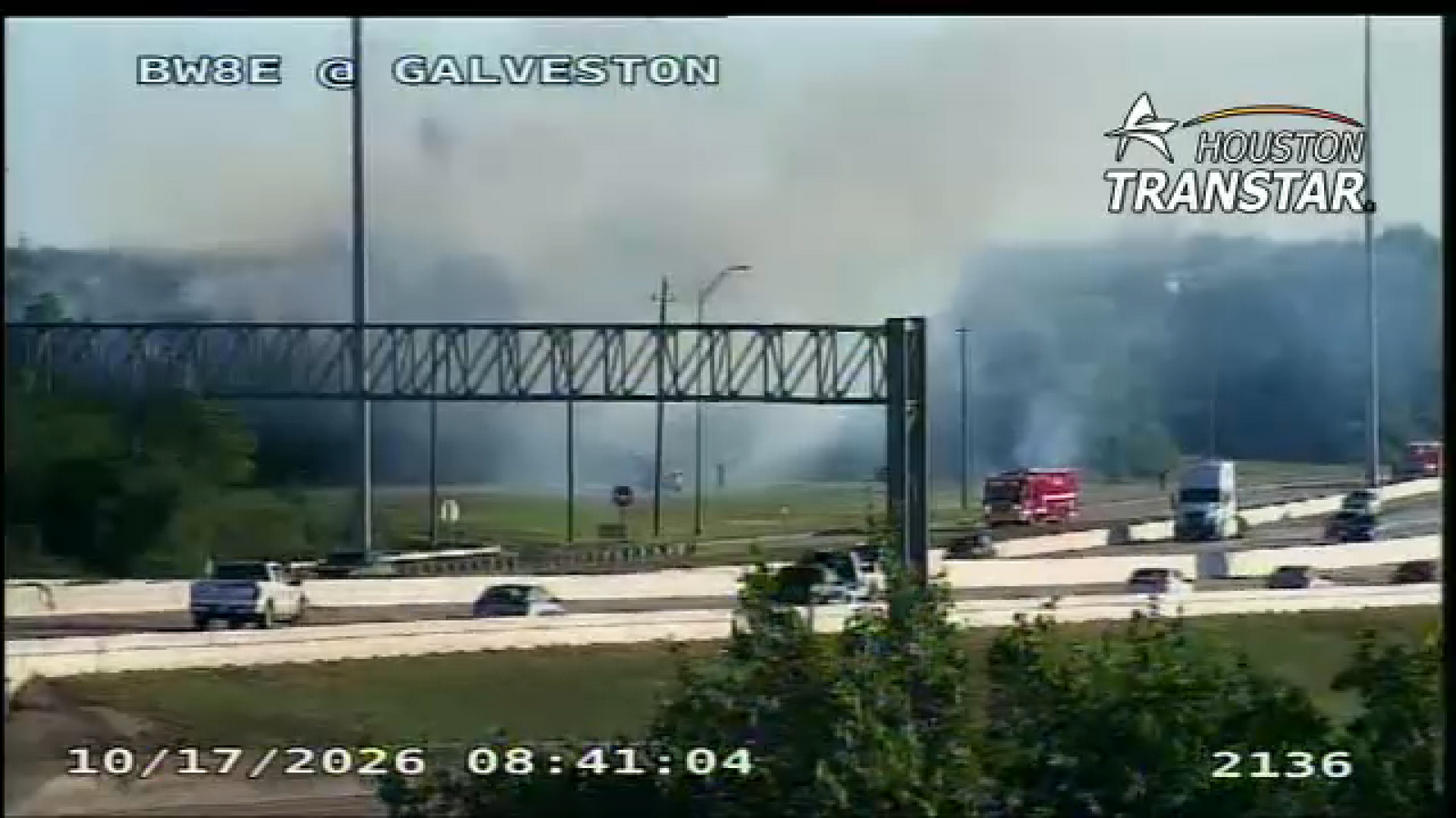 Emergency crews respond to mulch yard fire in southeast Houston, fire department says