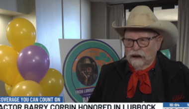 Actor Barry Corbin honored during Texas Tech homecoming