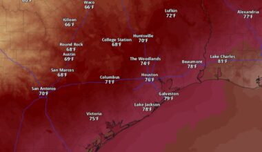 Houston cold front: Here's when temps will drop this weekend