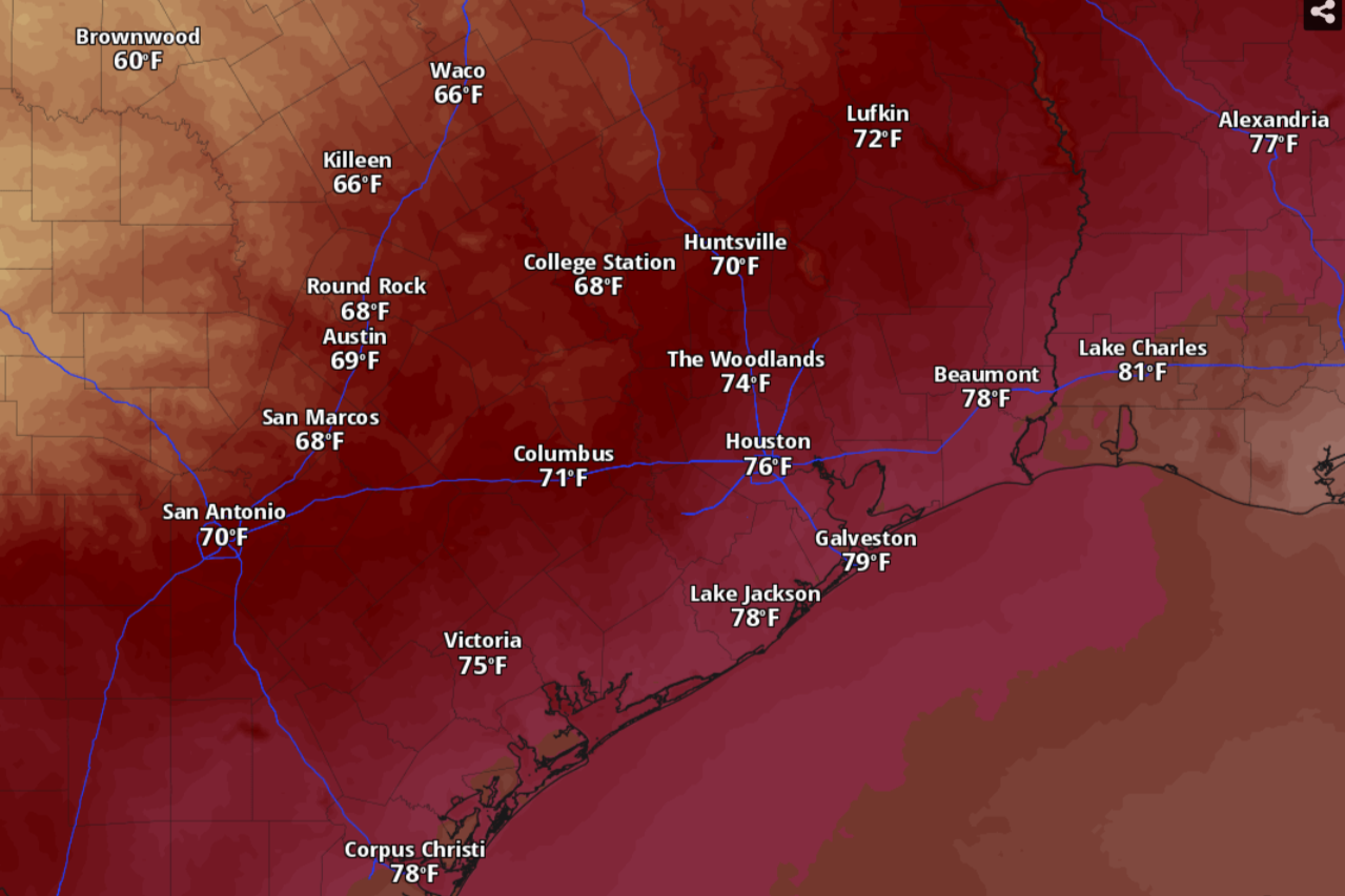 Houston cold front: Here's when temps will drop this weekend