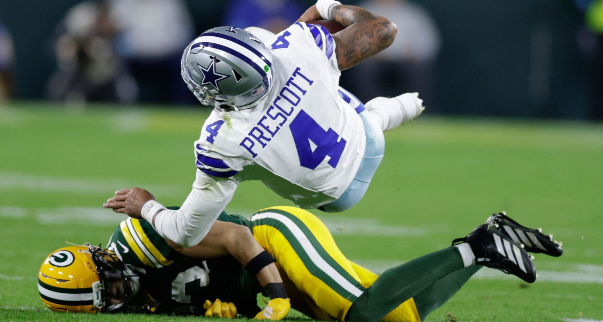 Struggling Cowboys suffer letdown on offense as their defense shows signs of progress