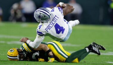 Struggling Cowboys suffer letdown on offense as their defense shows signs of progress