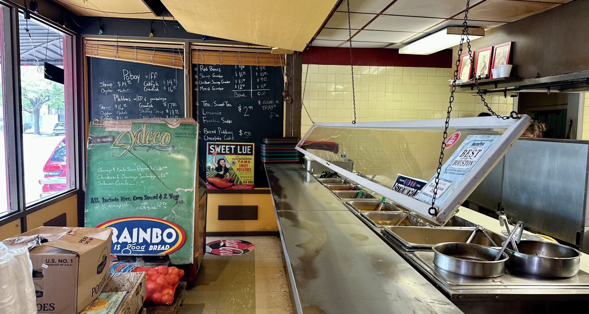 38-year-old Houston restaurant's lunch menu changes everyday