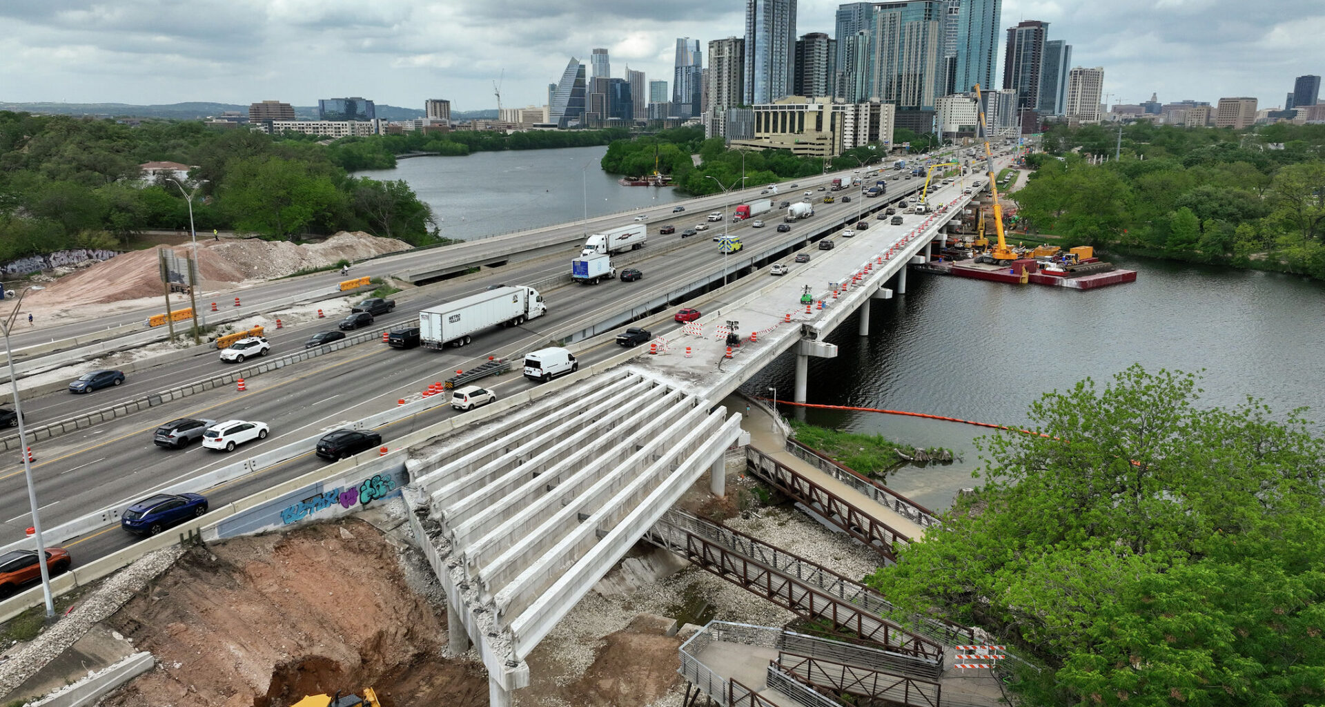 TxDOT ramps up multibillion-dollar I-35 reconstruction work in Austin