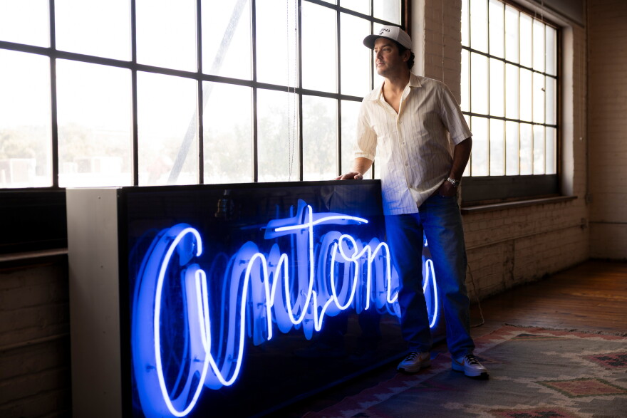 Will Bridges, co-owner of Antone’s Nightclub, poses for a photo at the venue in Austin, Texas, on October 13, 2026. Lorianne Willett/KUT News
