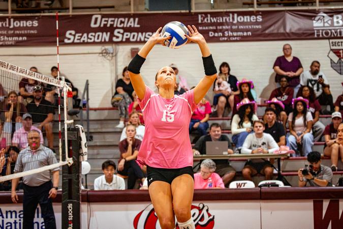 Loewer Stuffs Stat Sheet as Lady Buffs Take Down Lubbock Christian 3-1