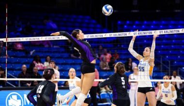 UTA knocks off Tarleton State Volleyball in Arlington