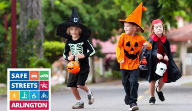 Arlington Urges Drivers and Families to Stay Safe This Halloween