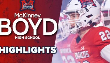 VYPE HIGHLIGHT | McKinney Boyd Broncos vs Walnut Grove Wildcats Football