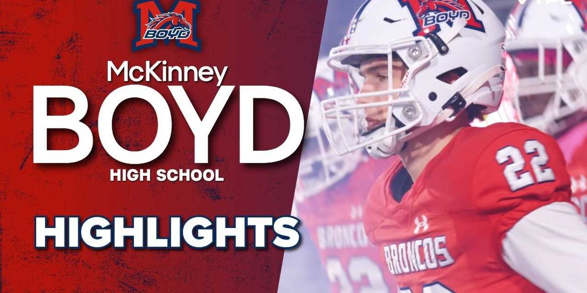 VYPE HIGHLIGHT | McKinney Boyd Broncos vs Walnut Grove Wildcats Football