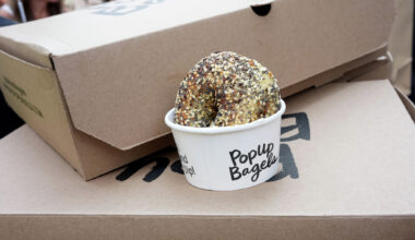 A view of the PopUp Bagels booth. The concept is coming to San Antonio soon.