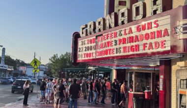 the marquee of the granada theater